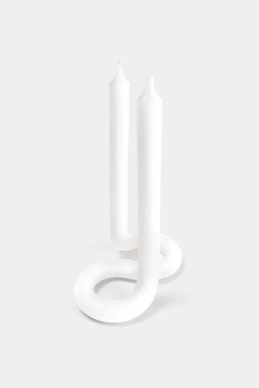 TWIST CANDLE BOUGIE 54CELSIUS Blanc