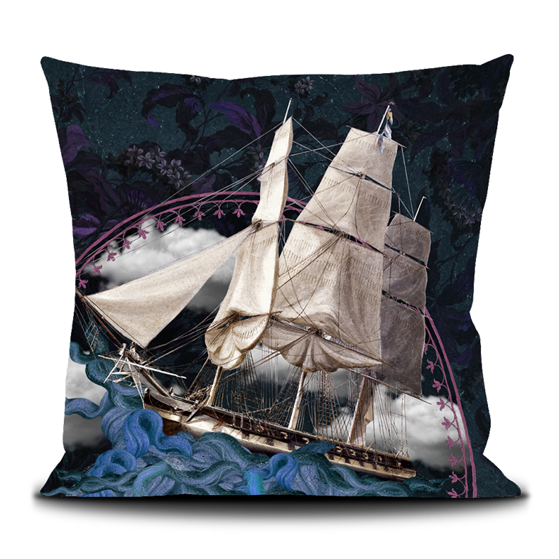 Coussin velours 50x50 cm – SAINTE TEMPETE COUSSIN VOGLIO BENE