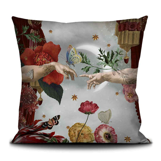 Coussin velours 50x50 cm – LA CREATION D'ADAM COUSSIN VOGLIO BENE