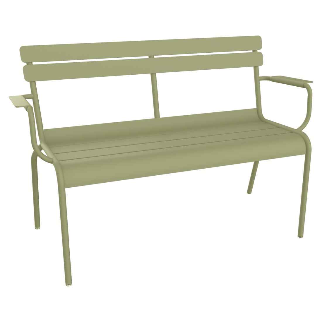 BANC DE JARDIN 2 PLACES LUXEMBOURG FERMOB Vert tilleul