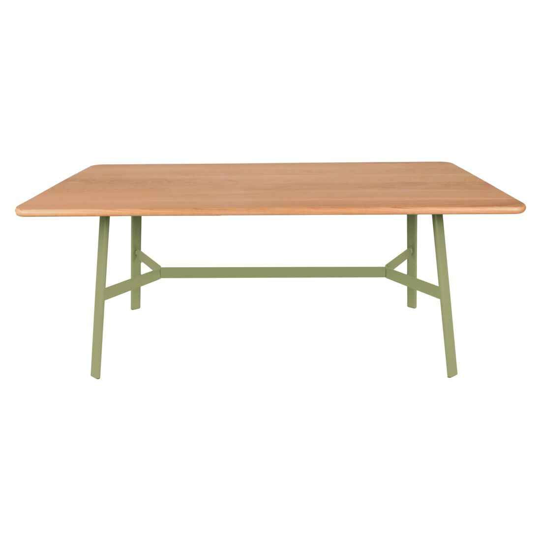 TABLE CHÊNE SO'O 180 x 90 CM FERMOB Vert tilleul