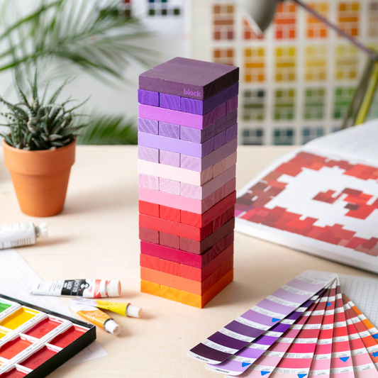 GRADIENT TOWER JEUX BLOCK DESIGN Warm