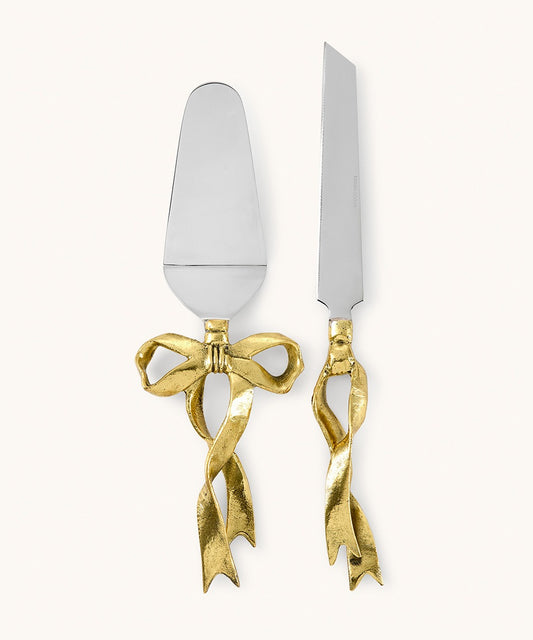 SERVICE A GATEAU RILEY RIBBON ART DE LA TABLE DOING GOODS