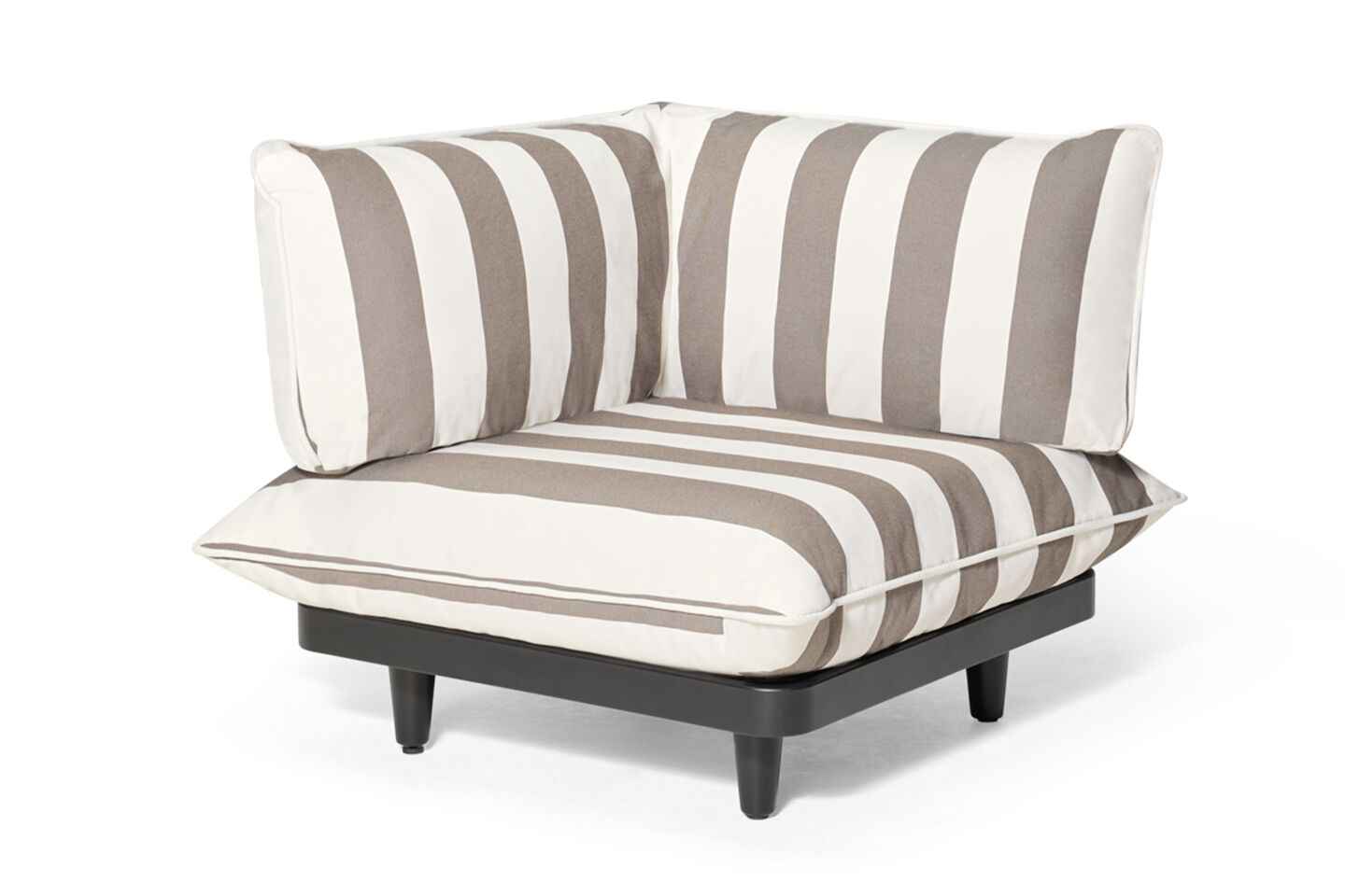 Paletti Corner Seat MOBILIER EXTERIEUR FATBOY Stripe Cacao (RIGHT)