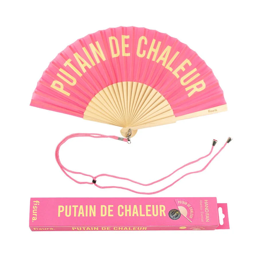EVENTAIL PUTAIN DE CHALEUR FISURA ROSE