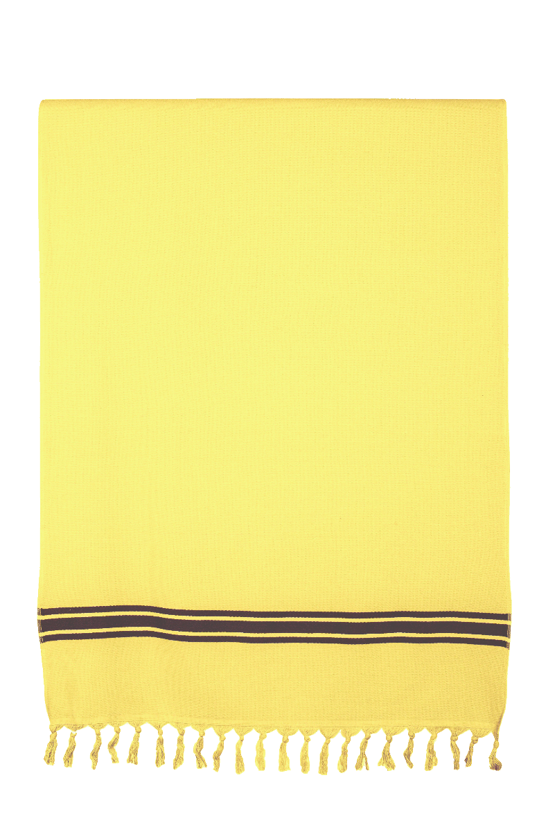 FOUTA EPONGE 90X180 UNIE SERVIETTE / FOUTAS HAOMY paille