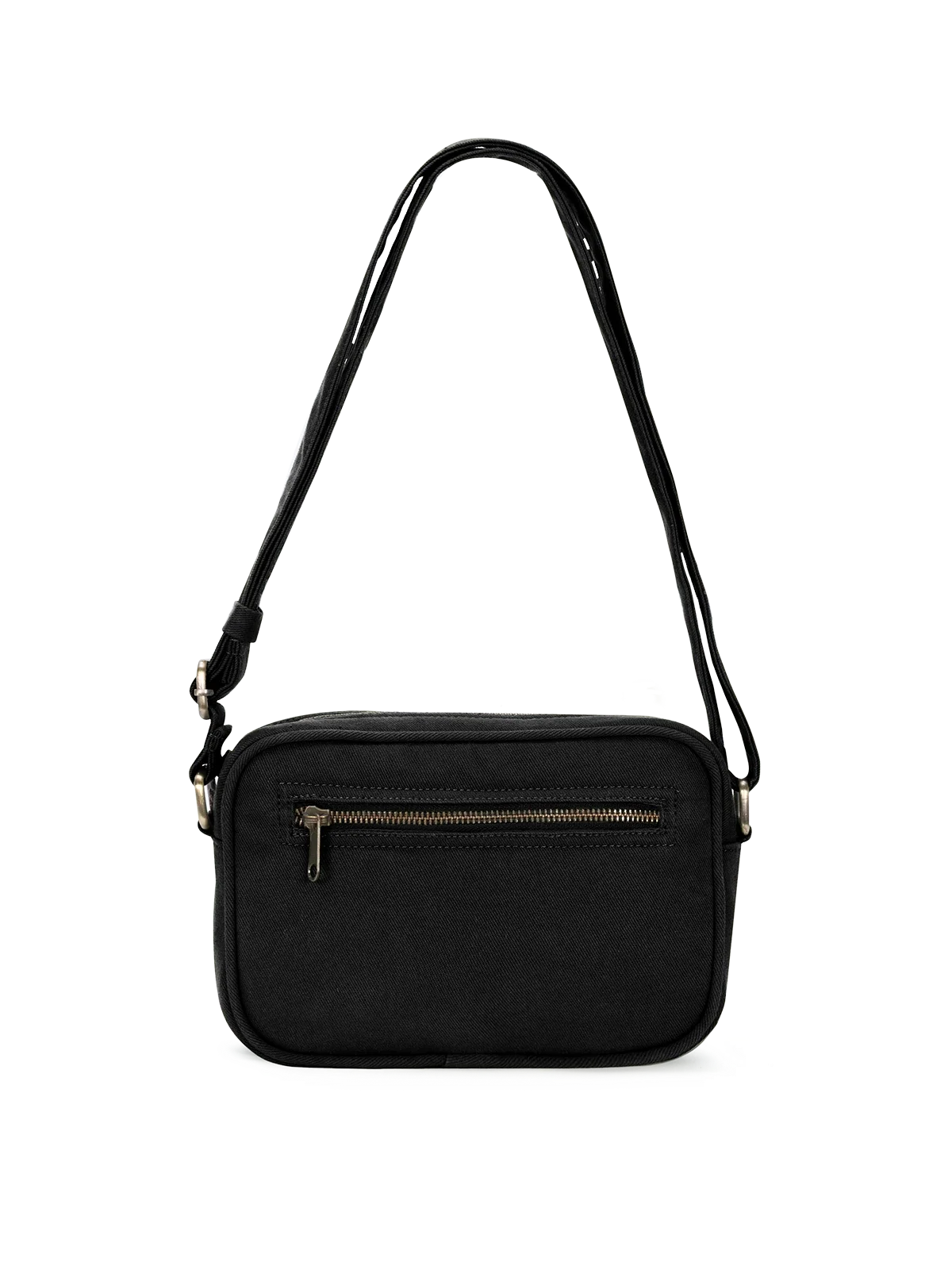 Sac bandoulière Nino noir en coton bio HINDBAG – Unisexe HINDBAG