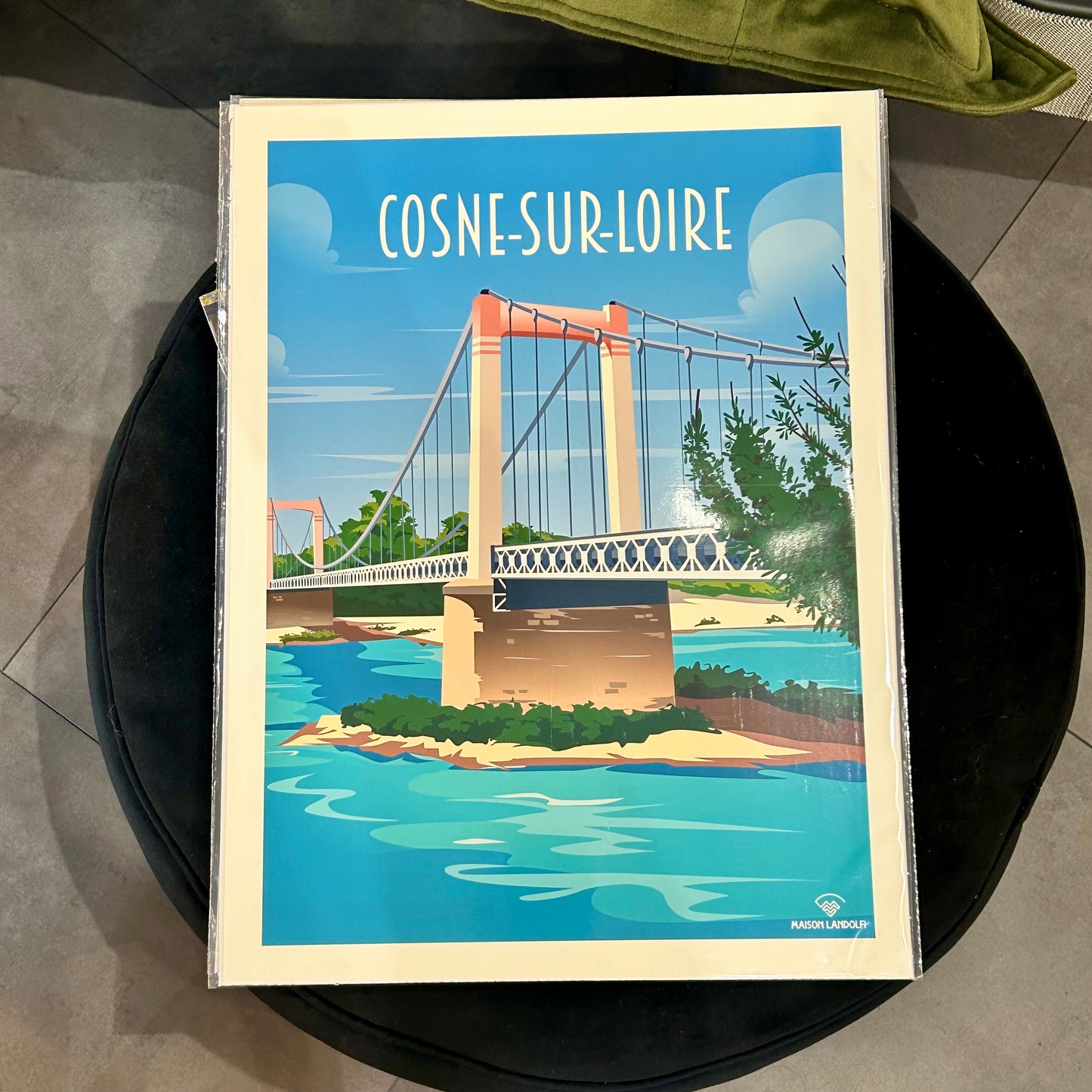 AFFICHE PONT COSNE SUR LOIRE MAISON LANDOLFI
