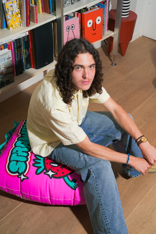 COUSSIN GONFLABLE STRAWBIES COUSSIN OMY