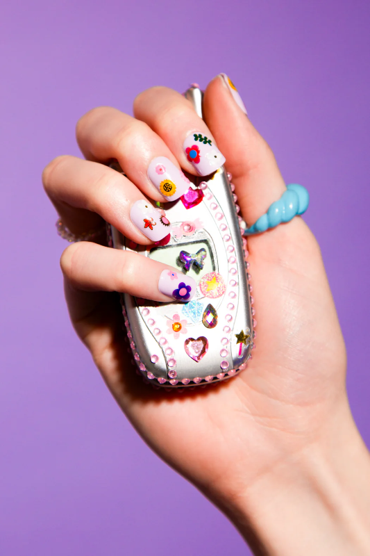 NAIL ART FLOWER JEUX OMY