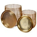 TABLE BAYA PLATEAU DORE TABLE APPOINT OPJET