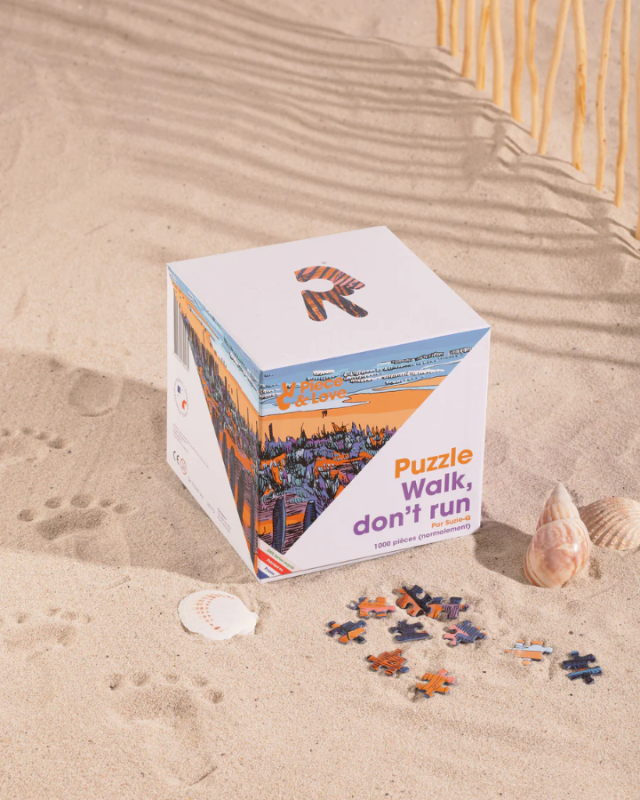 PUZZLE WALK DON T RUN JEUX PIECE AND LOVE