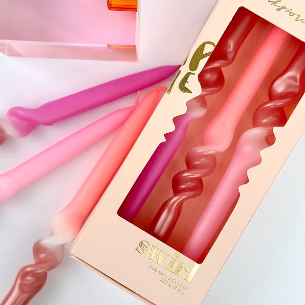 DIP DYE SWIRL BOUGIE PINK STORIES