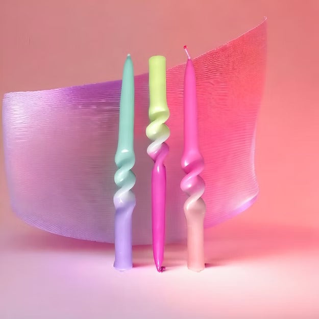 DIP DYE SWIRL BOUGIE PINK STORIES YUMMY DRAGONFRUIT