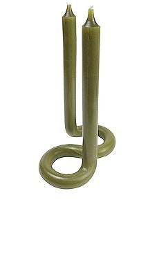 TWIST CANDLE BOUGIE 54CELSIUS Olive