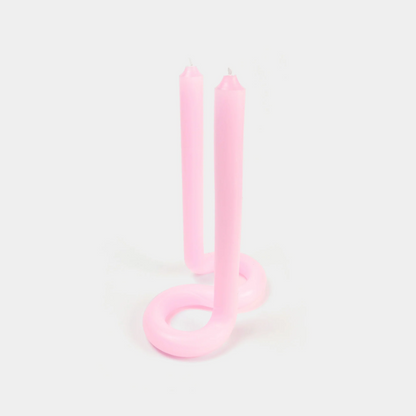 TWIST CANDLE BOUGIE 54CELSIUS Light pink