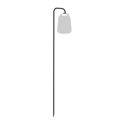BALAD PIED À PLANTER LAMPADAIRE FERMOB Carbone
