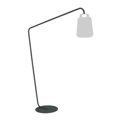 BALAD PIED DÉPORTÉ LAMPADAIRE FERMOB Carbone