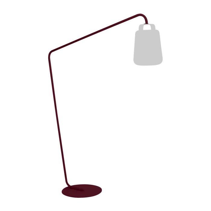 BALAD PIED DÉPORTÉ LAMPADAIRE FERMOB Cerise noire