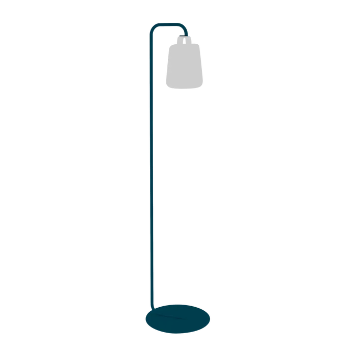 BALAD PIED SIMPLE LAMPADAIRE FERMOB Bleu acapulco