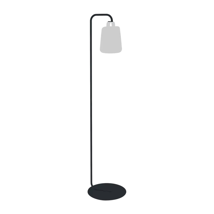 BALAD PIED SIMPLE LAMPADAIRE FERMOB Carbone