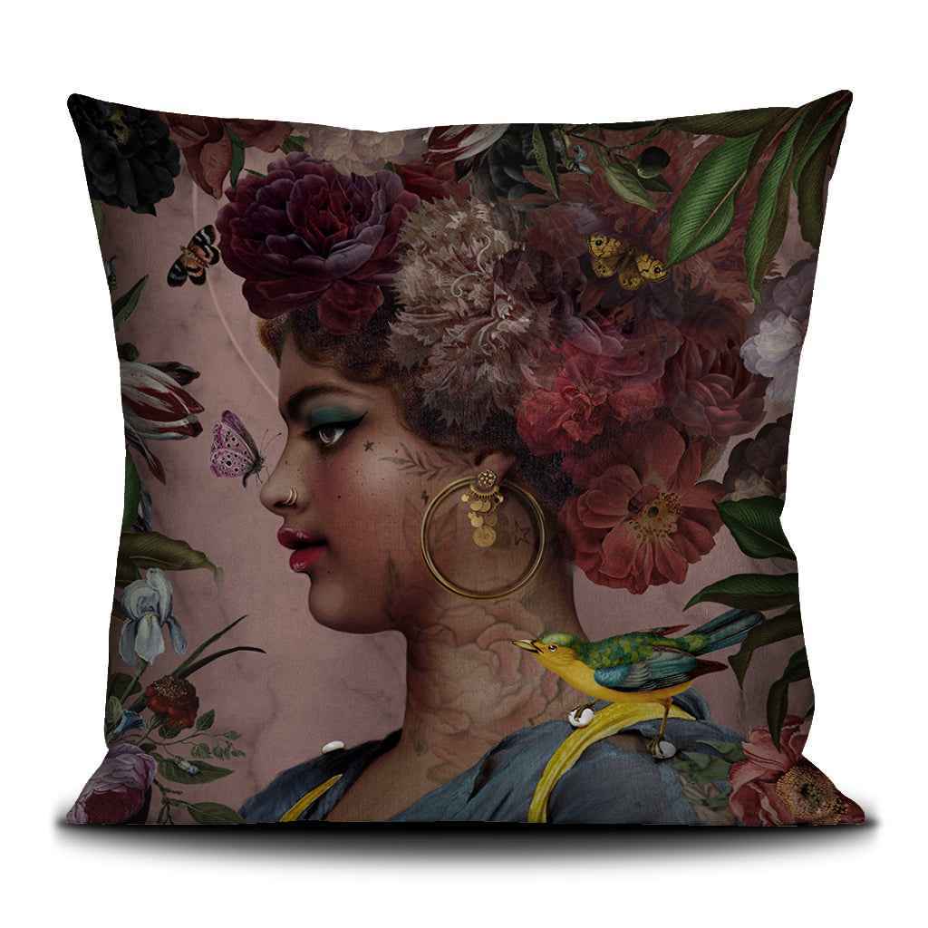 Coussin velours 50x50 cm – BLACK BEAUTY COUSSIN VOGLIO BENE