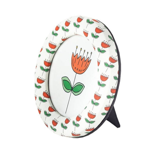CADRE PHOTO TULIPE ROND 10CM KITSCHKITCHEN