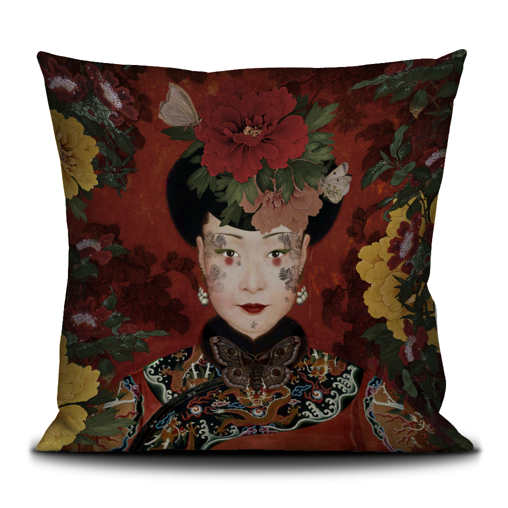 Coussin velours 50x50 cm – L'IMPERATRICE COUSSIN VOGLIO BENE