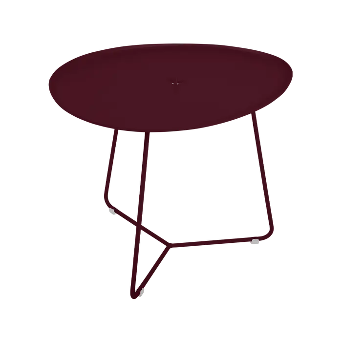 COCOTTE TABLE BASSE TABLE FERMOB Cerise noire