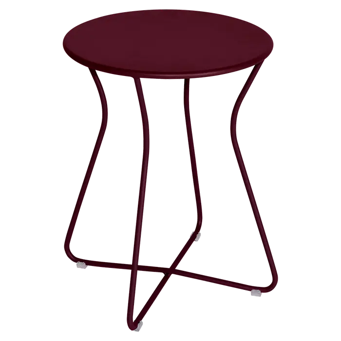 COCOTTE TABOURET H.45 CM TABOURET FERMOB Cerise noire