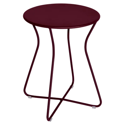 COCOTTE TABOURET H.45 CM TABOURET FERMOB Cerise noire