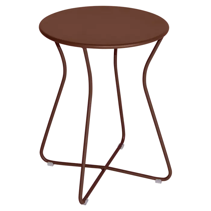COCOTTE TABOURET H.45 CM TABOURET FERMOB Ocre rouge