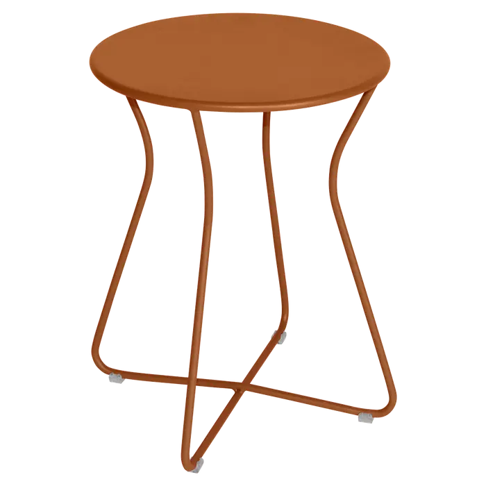 COCOTTE TABOURET H.45 CM TABOURET FERMOB Orange confite