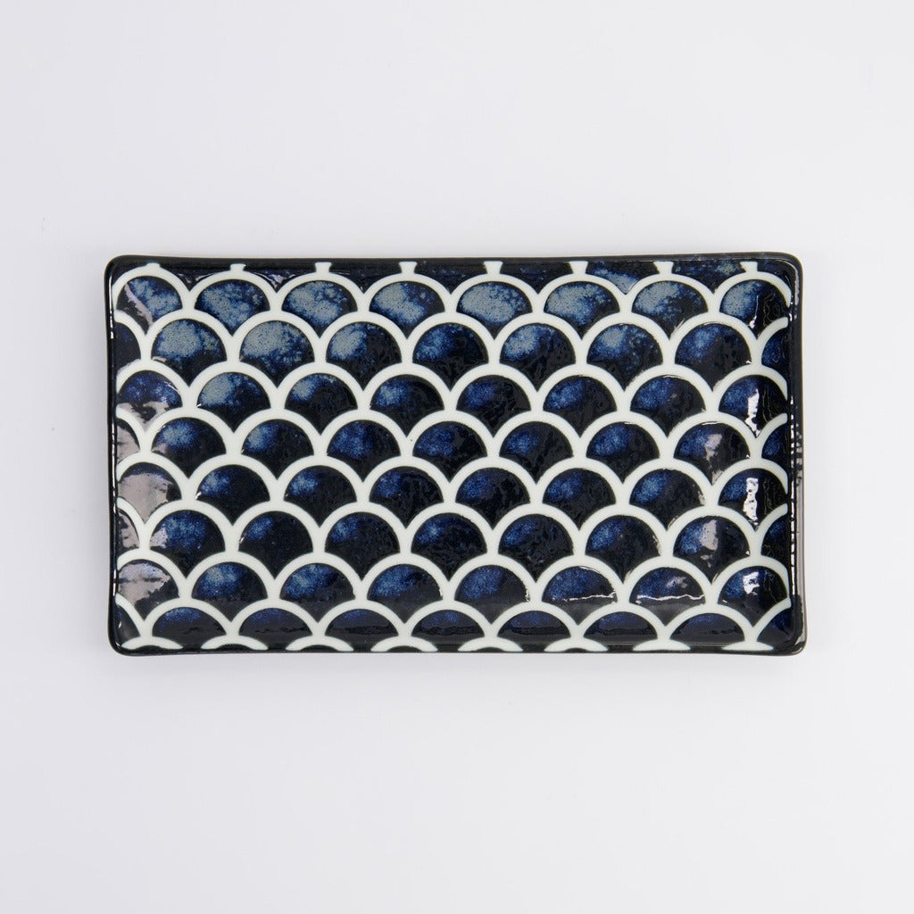 ASSIETTE COBALT BLUE MERMAID TOKYO DESIGN STUDIO