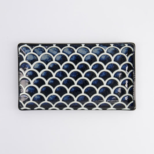 ASSIETTE COBALT BLUE MERMAID TOKYO DESIGN STUDIO