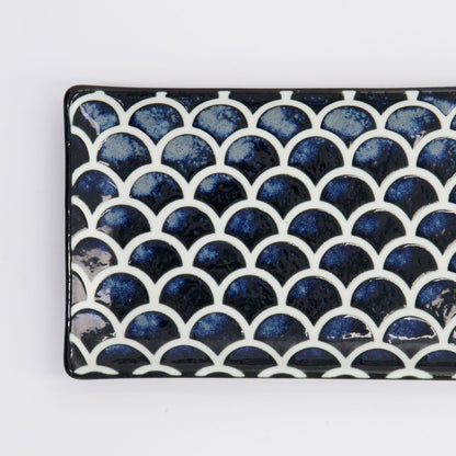 ASSIETTE COBALT BLUE MERMAID TOKYO DESIGN STUDIO