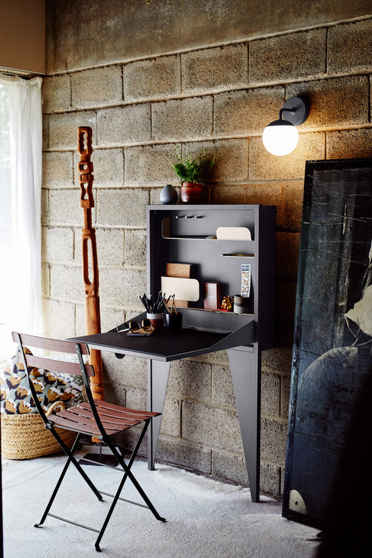 CHAISE CUIR BISTRO FERMOB