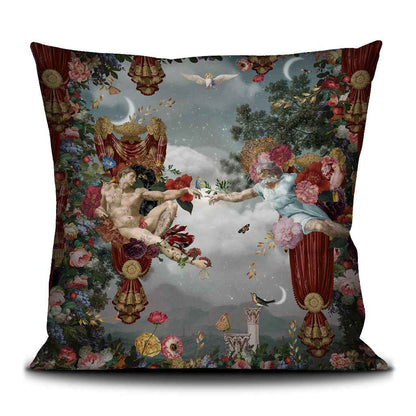 Coussin velours 50x50 cm – LA CREATION D'ADAM COUSSIN VOGLIO BENE