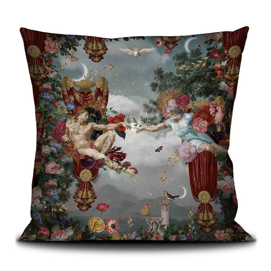 Coussin velours 50x50 cm – LA CREATION D'ADAM COUSSIN VOGLIO BENE