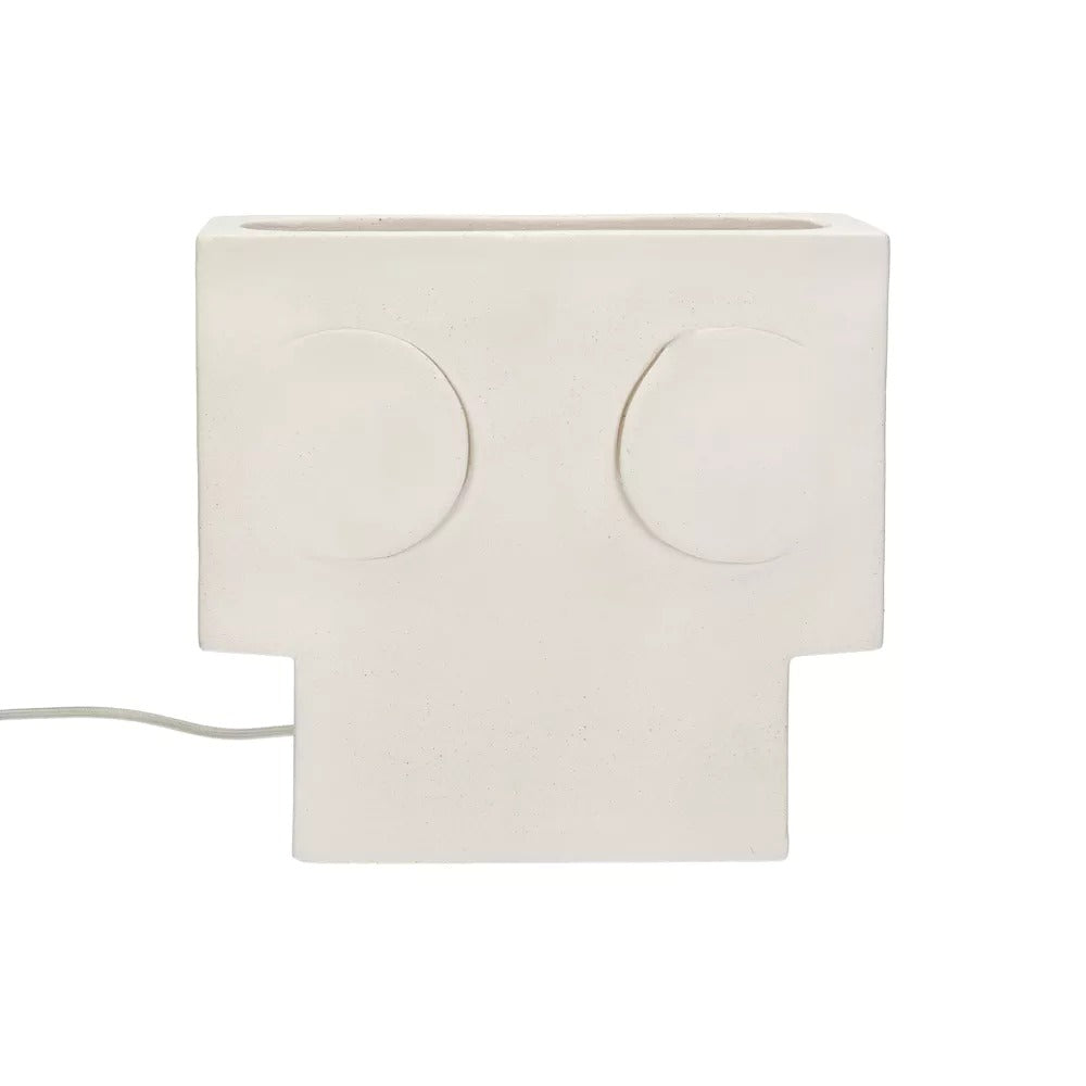 LAMPE ECLIPSE M BLANC POMAX