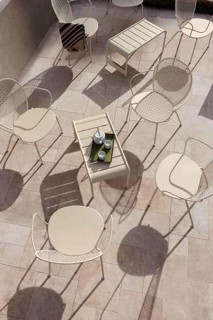 TABLE BASSE / BANC LUXEMBOURG 86 X 44 CM FERMOB
