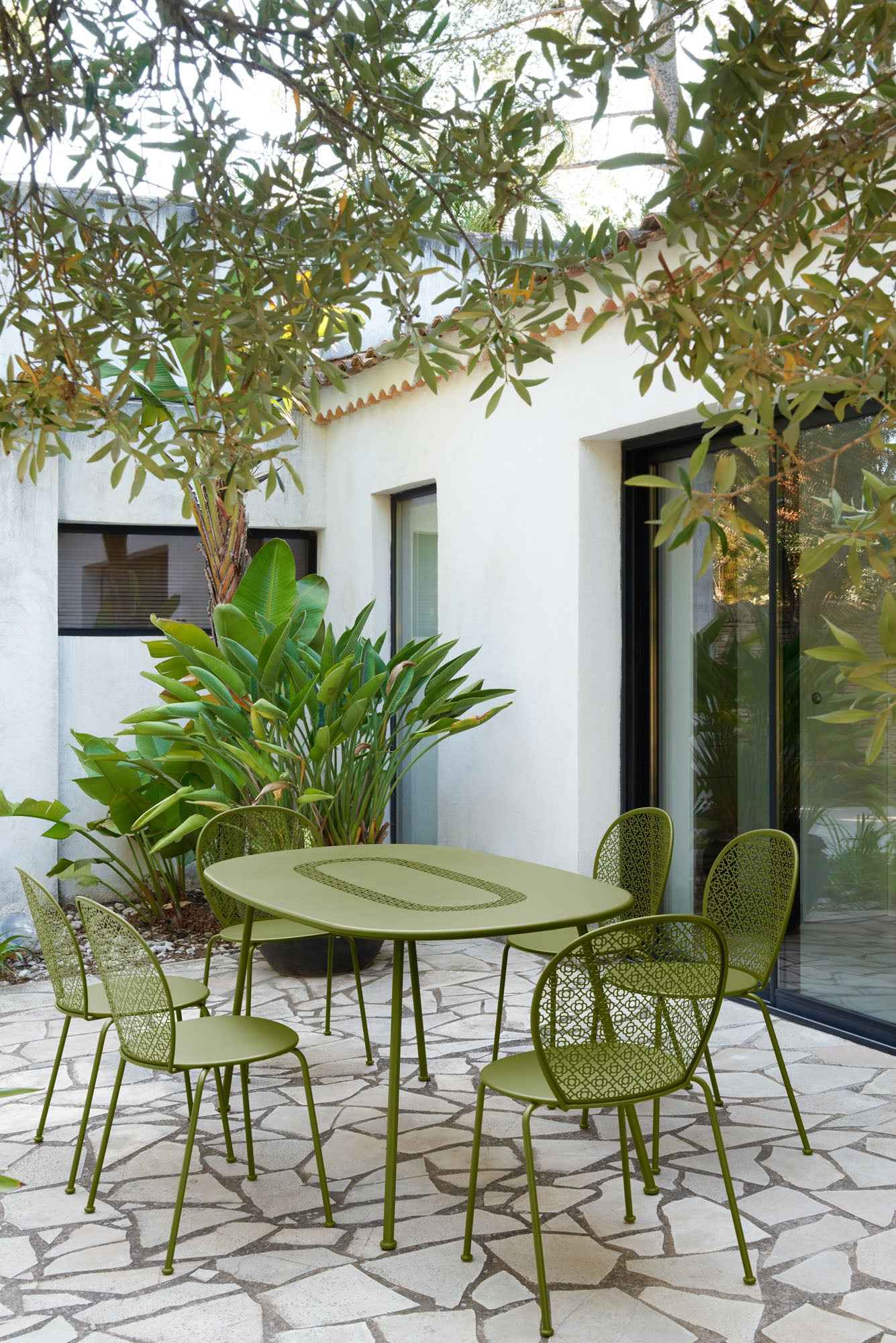 TABLE OVALE LORETTE 160 X 90 CM FERMOB