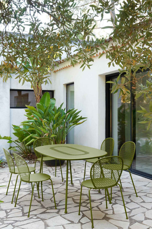 TABLE OVALE LORETTE 160 X 90 CM FERMOB