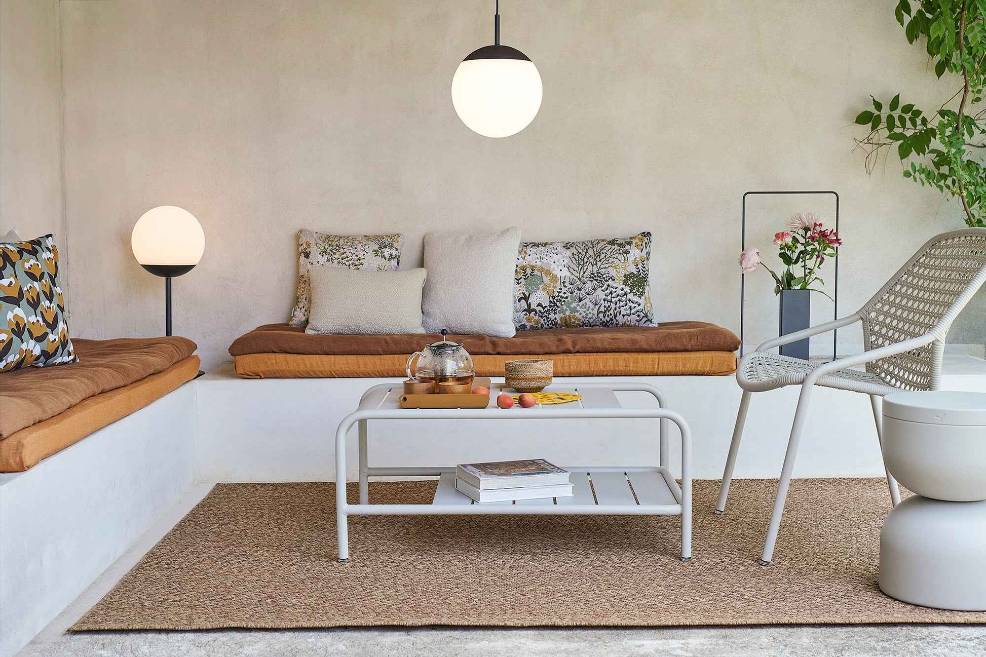 TABLE BASSE LUXEMBOURG 90 x 55 CM FERMOB