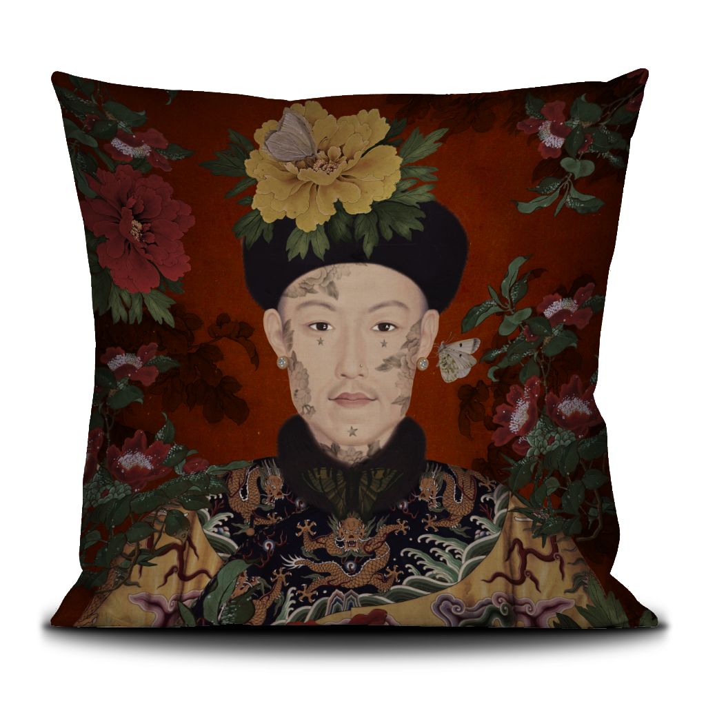 Coussin velours 50x50 cm – L'EMPEREUR COUSSIN VOGLIO BENE