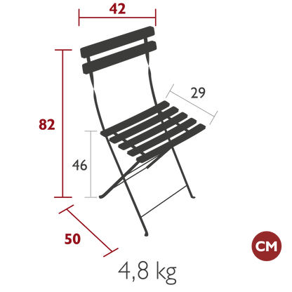 CHAISE MÉTAL BISTRO FERMOB