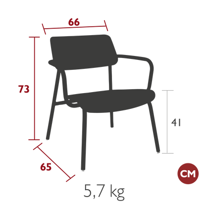 FAUTEUIL LOUNGE STUDIE FERMOB