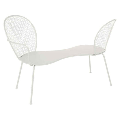 BANQUETTE CONVERSATION LORETTE FERMOB Gris argile
