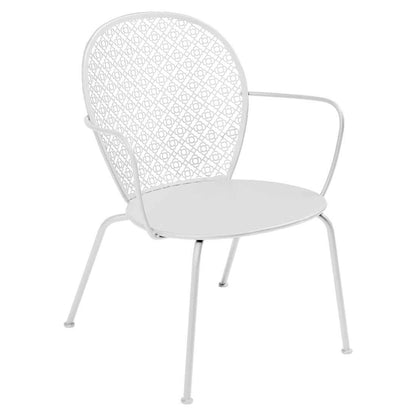 FAUTEUIL BAS LORETTE FERMOB Blanc coton