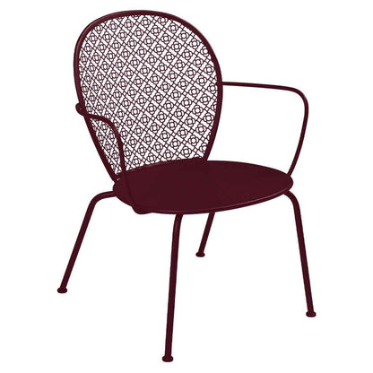 FAUTEUIL BAS LORETTE FERMOB Cerise noire
